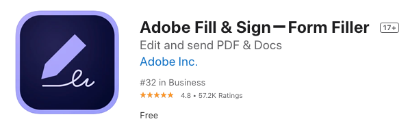 adobe fill and sign