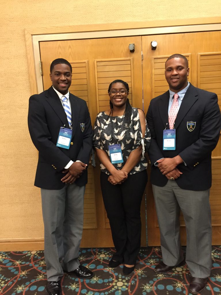 Citadel Cadet and Graduate Students present at the At-Risk Conference in Myrtle Beach, SC.